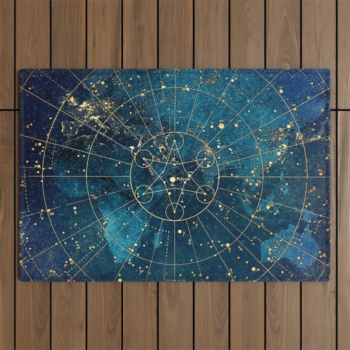 Star Map :: City Lights Outdoor Rug Gallery Image 1