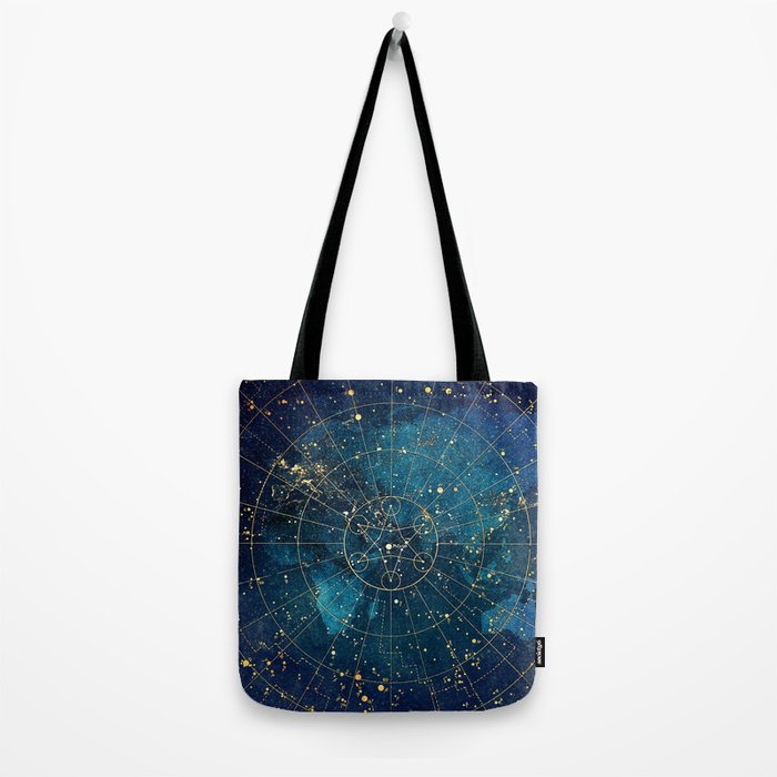 Star Map :: City Lights Tote Bag Gallery Image 2
