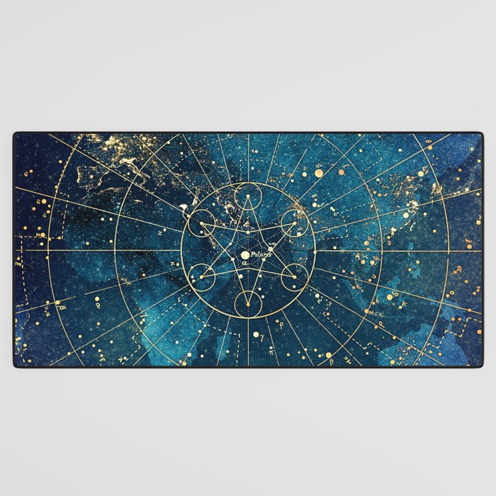 Star Map :: City Lights Desk Mat Gallery Image 3