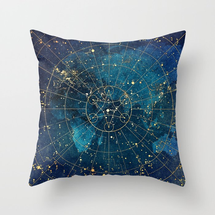 Star Map :: City Lights Throw Pillow Gallery Image 6