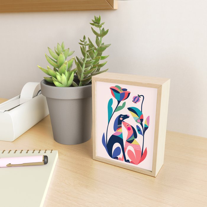 Pink Love Mini Art Print Gallery Image 2