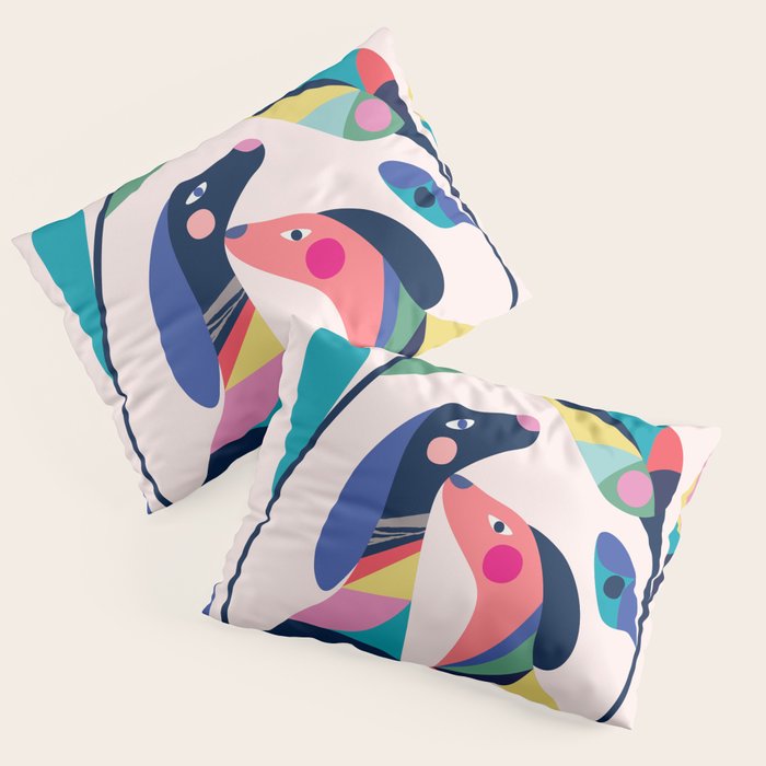 Pink Love Pillow Sham Gallery Image 3