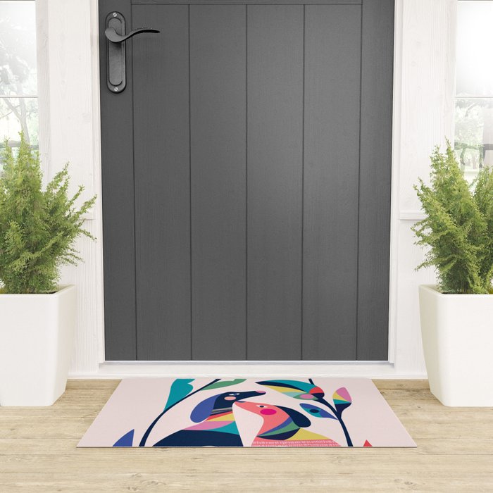 Pink Love Welcome Mat Gallery Image 3