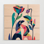 Pink Love Wood Wall Art Gallery Image 1