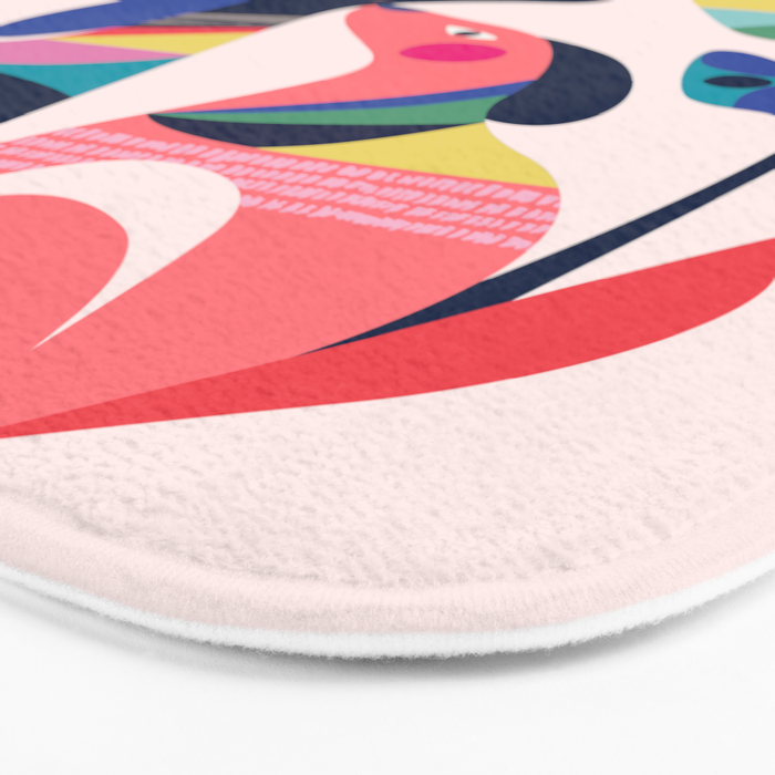 Pink Love Bath Mat Gallery Image 3