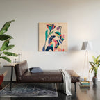 Pink Love Wood Wall Art Gallery Image 2