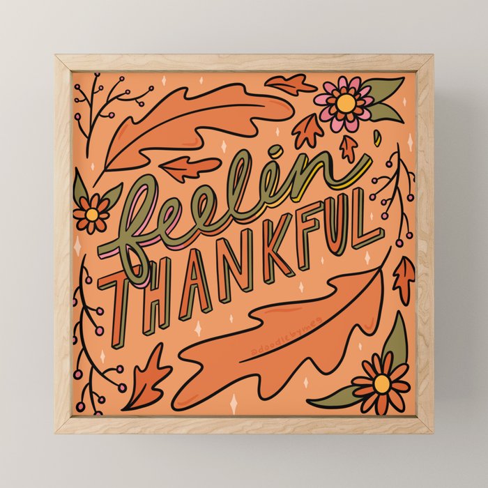 Feelin Thankful Mini Art Print Gallery Image 1
