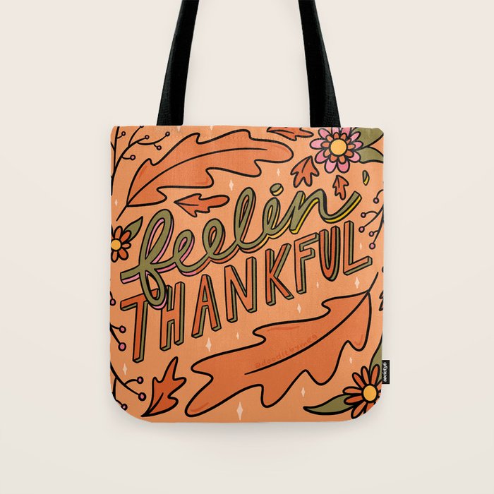 Feelin Thankful Tote Bag Gallery Image 1