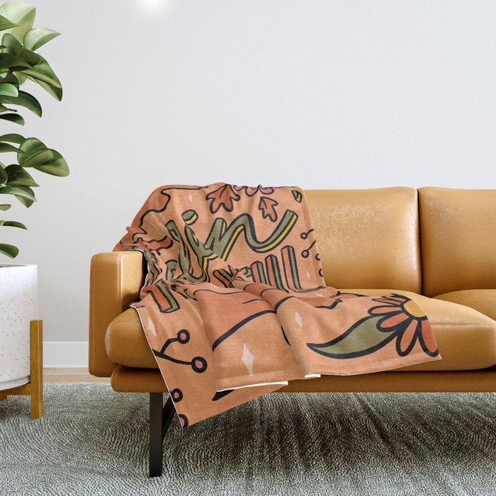 Feelin Thankful Throw Blanket Gallery Image 1