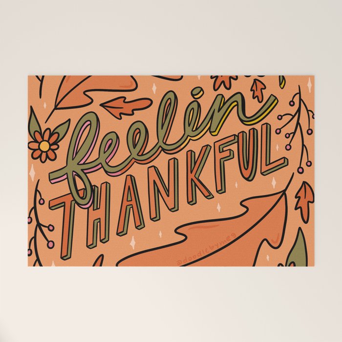 Feelin Thankful Welcome Mat Gallery Image 1