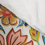 Vivid Colorful Art Nouveau Floral Comforter Gallery Image 4