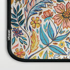 Vivid Colorful Art Nouveau Floral Laptop Sleeve Gallery Image 3