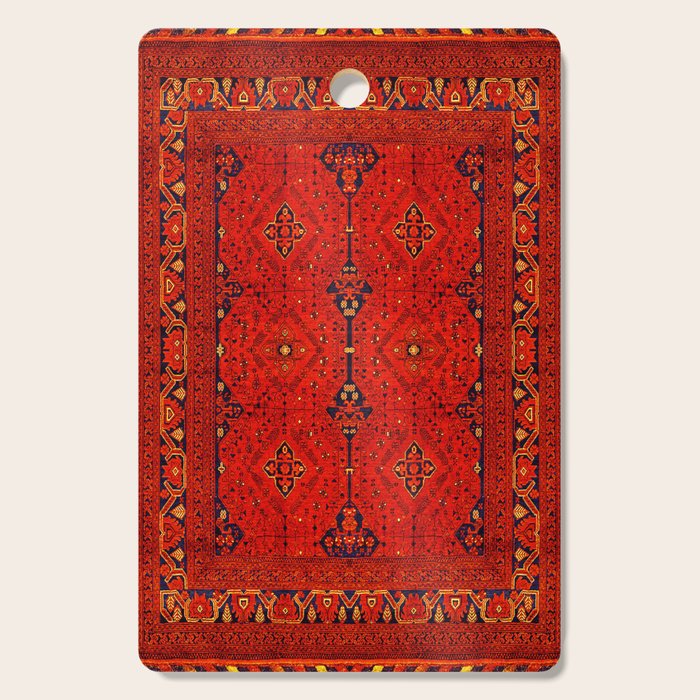 Red Oriental Heritage Bohemian Traditional Moroccan Style Cutting Board Gallery Image 1