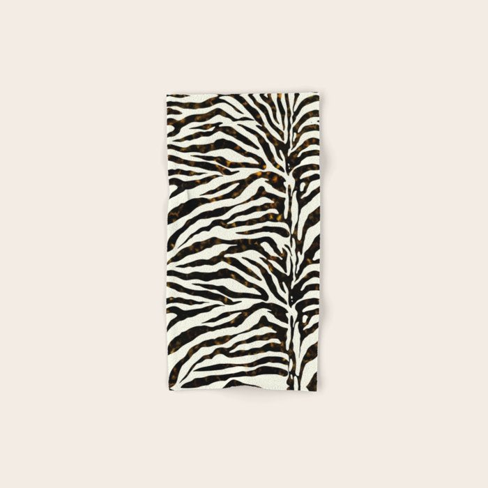 Tortoiseshell Zebra Bath Towel Gallery Image 1