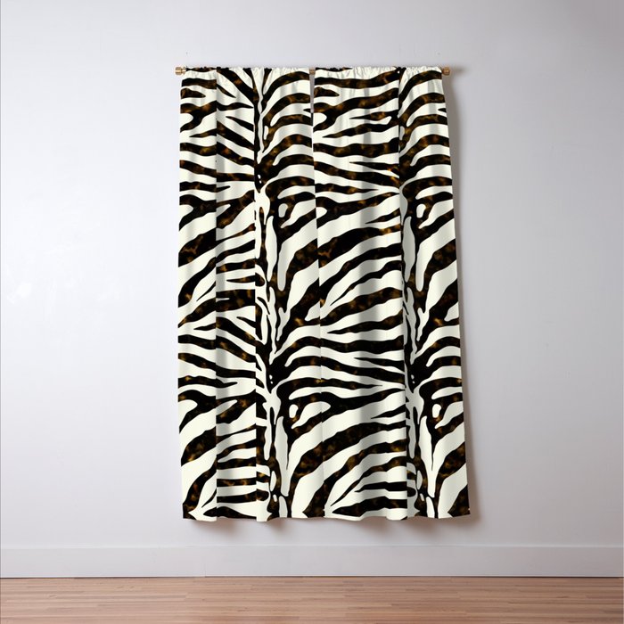 Tortoiseshell Zebra Window Curtain Gallery Image 3
