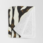 Tortoiseshell Zebra Throw Blanket Gallery Image 3