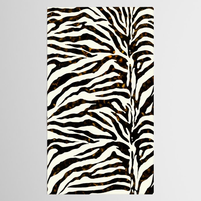 Tortoiseshell Zebra Tablecloth Gallery Image 2