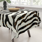 Tortoiseshell Zebra Tablecloth Gallery Image 3