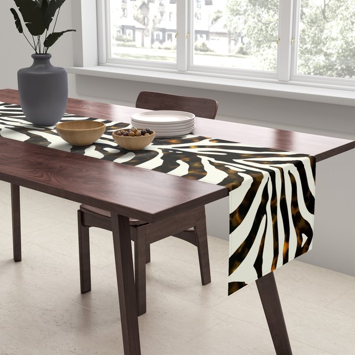 Tortoiseshell Zebra Table Runner Gallery Image 2