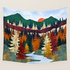 Valley Stream Wall Tapestry Gallery Image 4