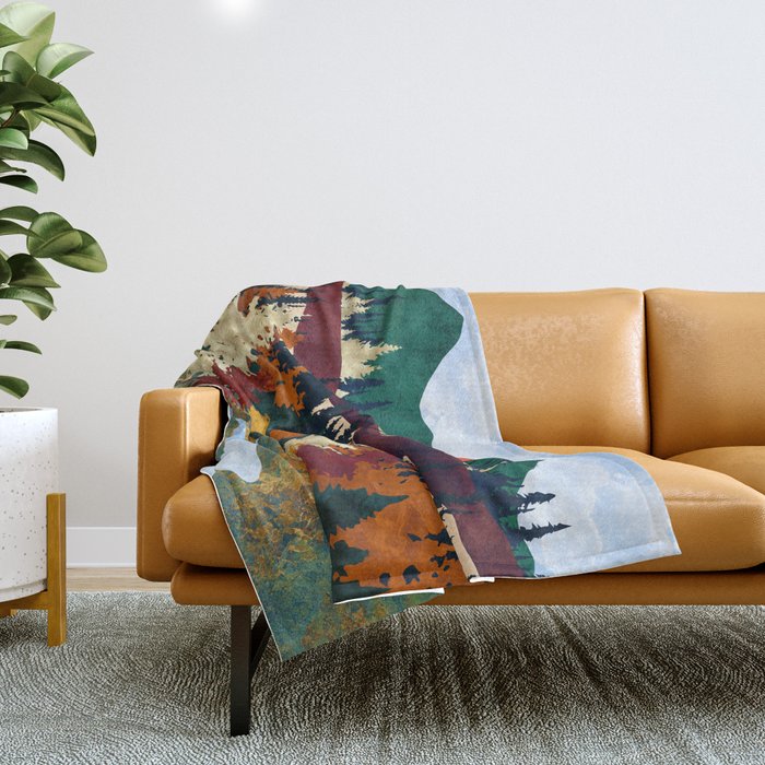 Valley Stream Throw Blanket Gallery Image 1