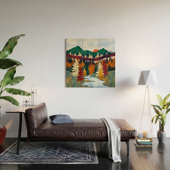 Valley Stream Wood Wall Art Gallery Image 2