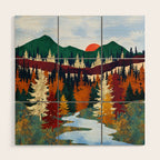 Valley Stream Wood Wall Art Gallery Image 1