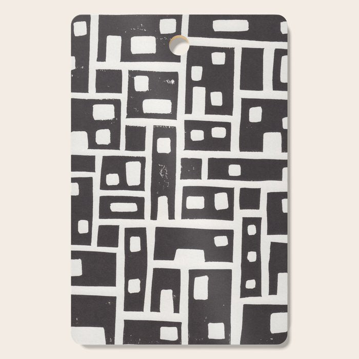 City / Lino Print Cutting Board Gallery Image 1