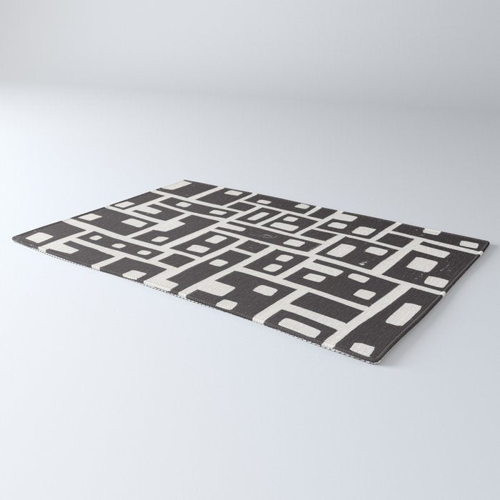 City / Lino Print Rug Gallery Image 3