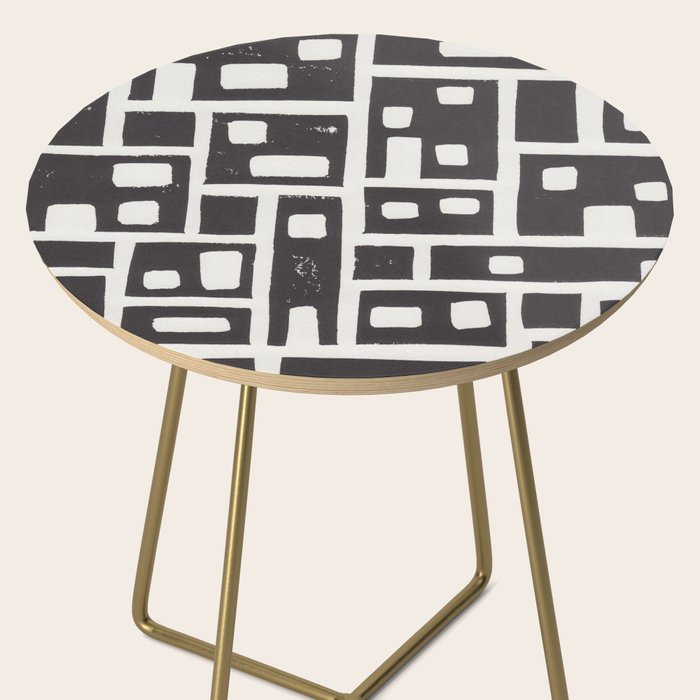 City / Lino Print Side Table Gallery Image 2