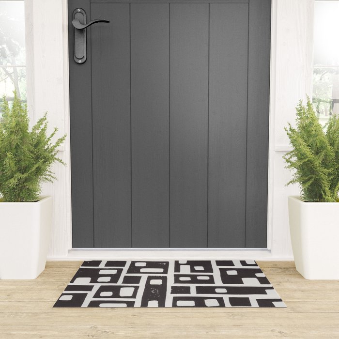 City / Lino Print Welcome Mat Gallery Image 3