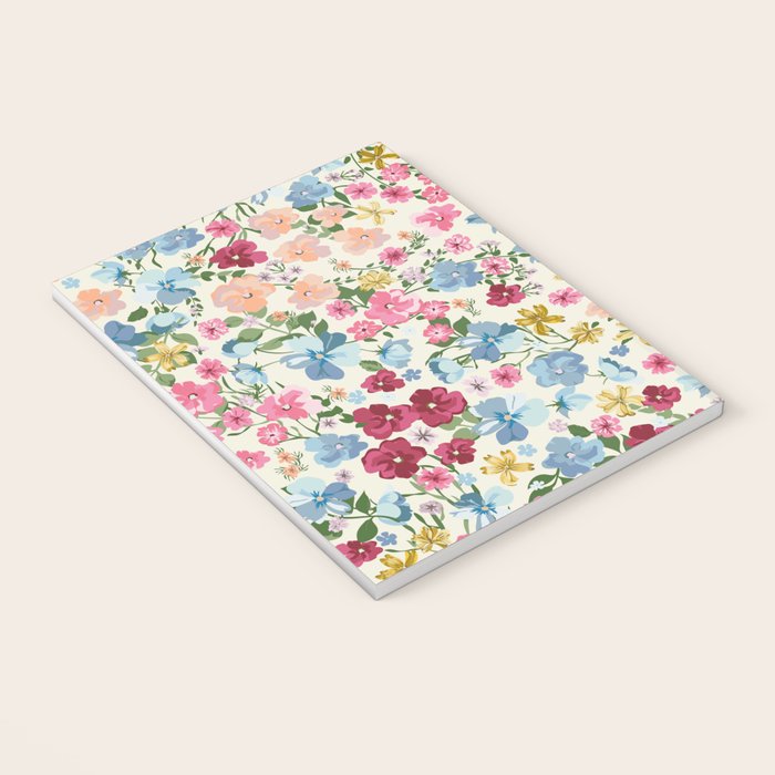 Blooming Cottage Garden Boho Floral Notebook Gallery Image 3