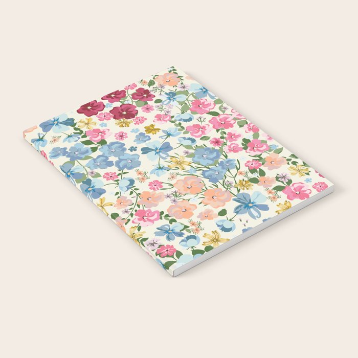 Blooming Cottage Garden Boho Floral Notebook Gallery Image 2