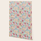 Blooming Cottage Garden Boho Floral Wallpaper Gallery Image 2