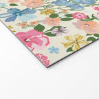 Blooming Cottage Garden Boho Floral Welcome Mat Gallery Image 2