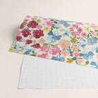 Blooming Cottage Garden Boho Floral Wrapping Paper Gallery Image 2