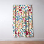 Blooming Cottage Garden Boho Floral Window Curtain Gallery Image 3