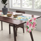 Blooming Cottage Garden Boho Floral Table Runner Gallery Image 2