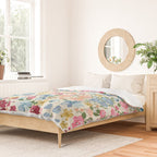 Blooming Cottage Garden Boho Floral Duvet Cover Gallery Image 2