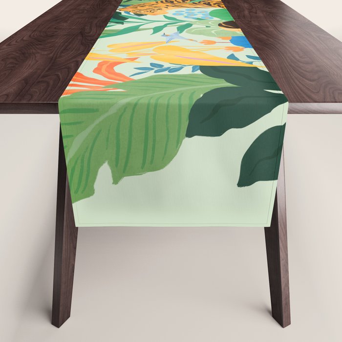 Tiger in Jungle  Table Runner Gallery Image 1