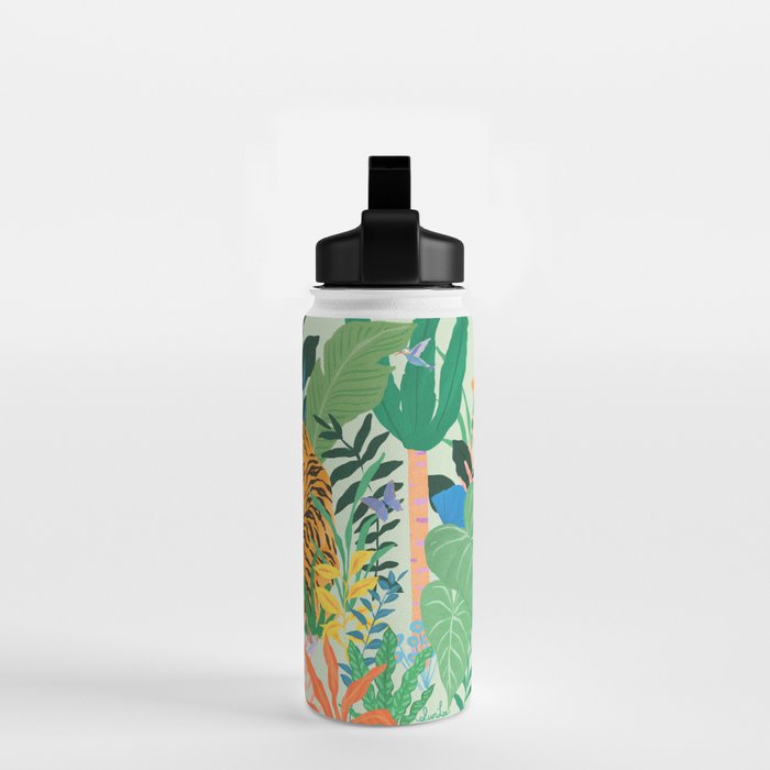 Tiger in Jungle  Water Bottle Gallery Image 2