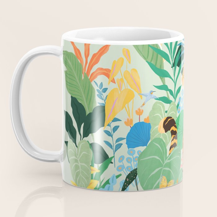 Tiger in Jungle  Coffee Mug Gallery Image 3
