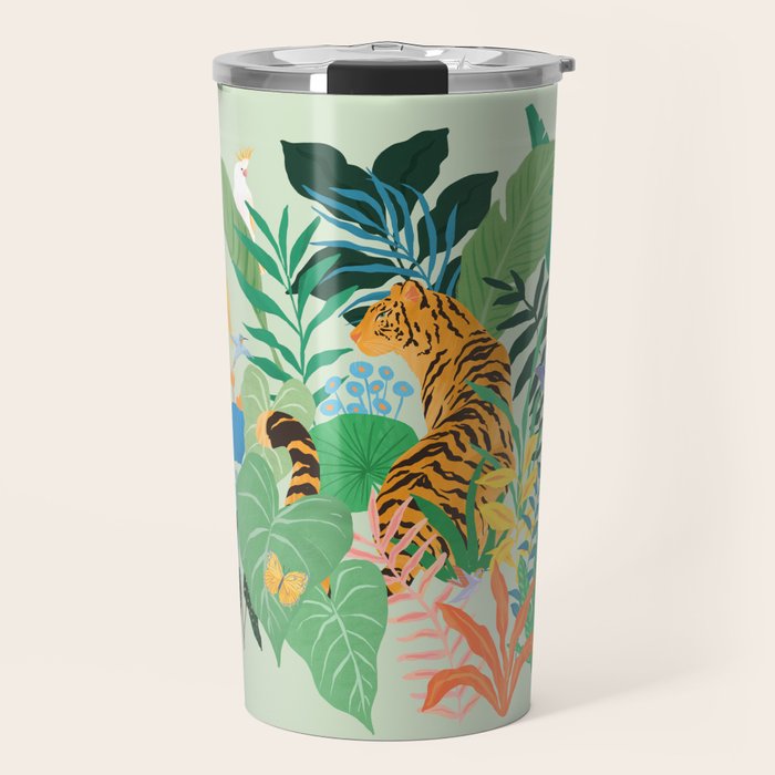 Tiger in Jungle  Travel Mug Gallery Image 1