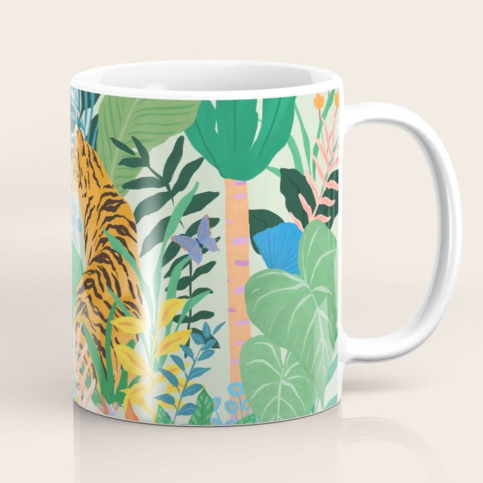 Tiger in Jungle  Coffee Mug Gallery Image 1