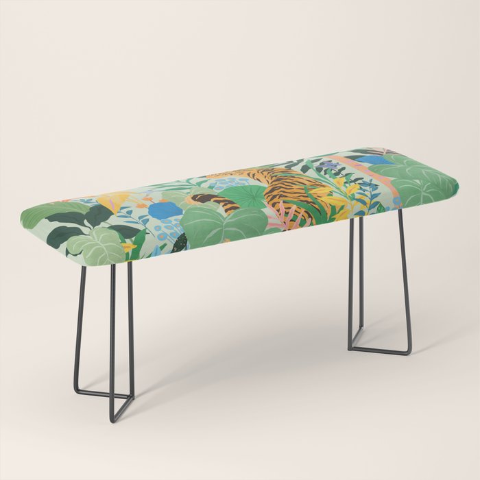 Tiger in Jungle  Bench Gallery Image 1