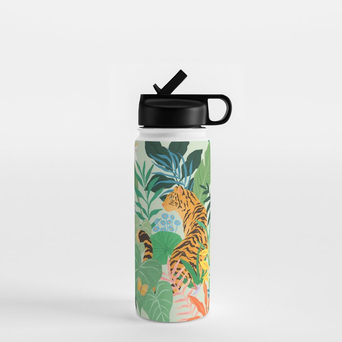 Tiger in Jungle  Water Bottle Gallery Image 1