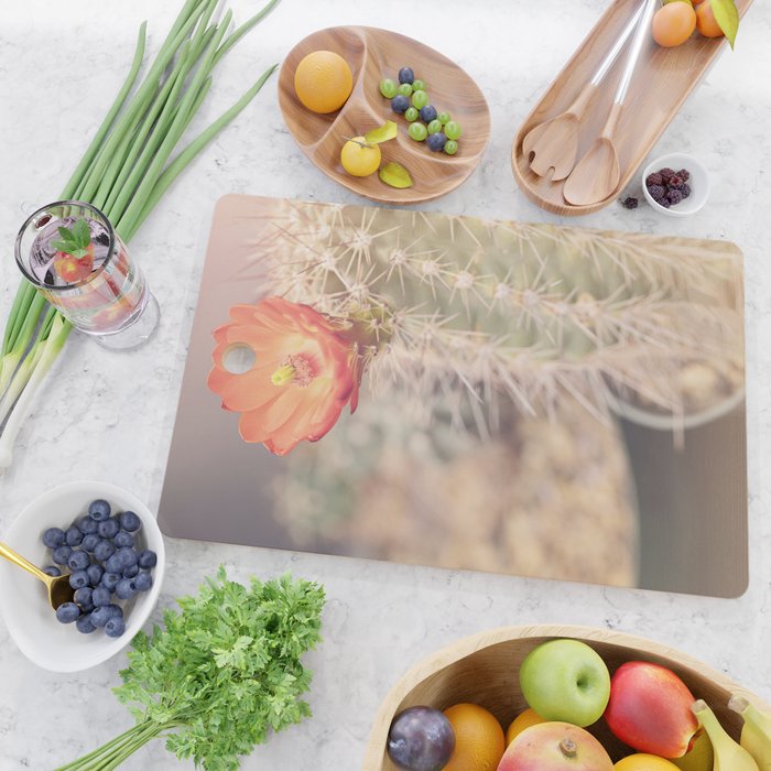 Cactus Bloom x West Texas Photography Cutting Board Gallery Image 2