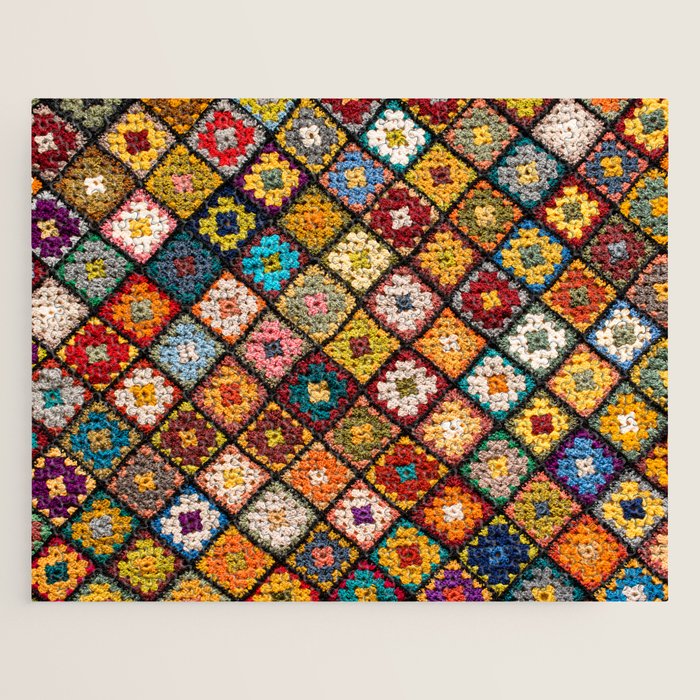 Granny square Jigsaw Puzzle Gallery Image 1