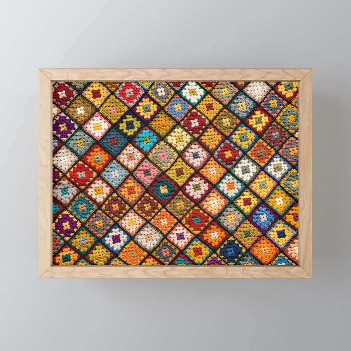 Granny square Mini Art Print Gallery Image 1
