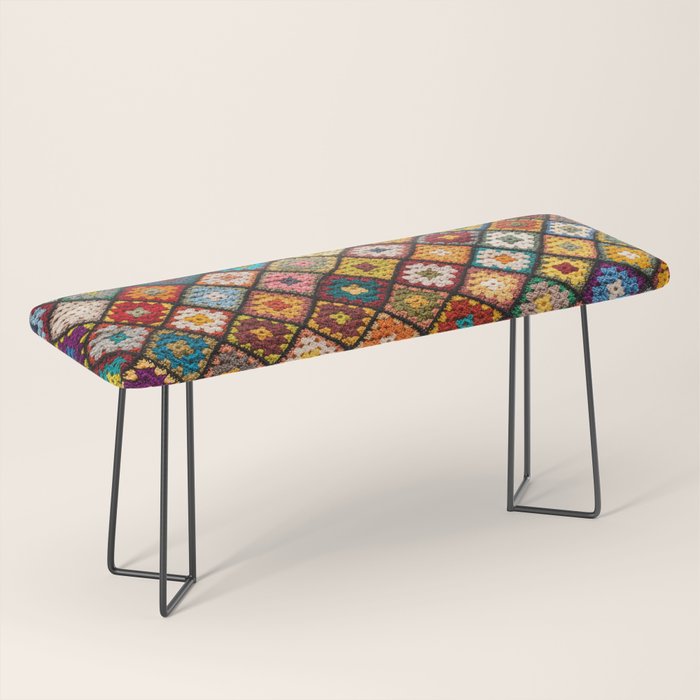 Granny square Bench Gallery Image 1
